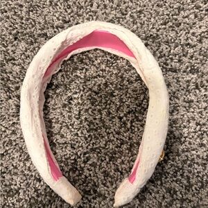 Lilly Pulitzer White and Pink Floral Headband